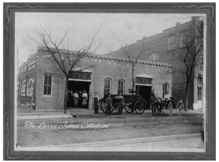 Carnes Wagon Factory/Motor Company side of building