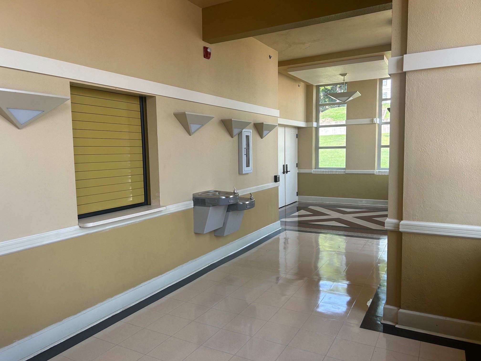 Auditorium Lobby Area to West Wing