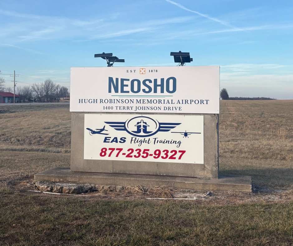 Hugh Robinson Memorial Airport Sign