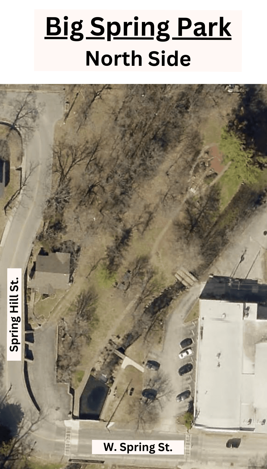 Big Spring Park North Side Map