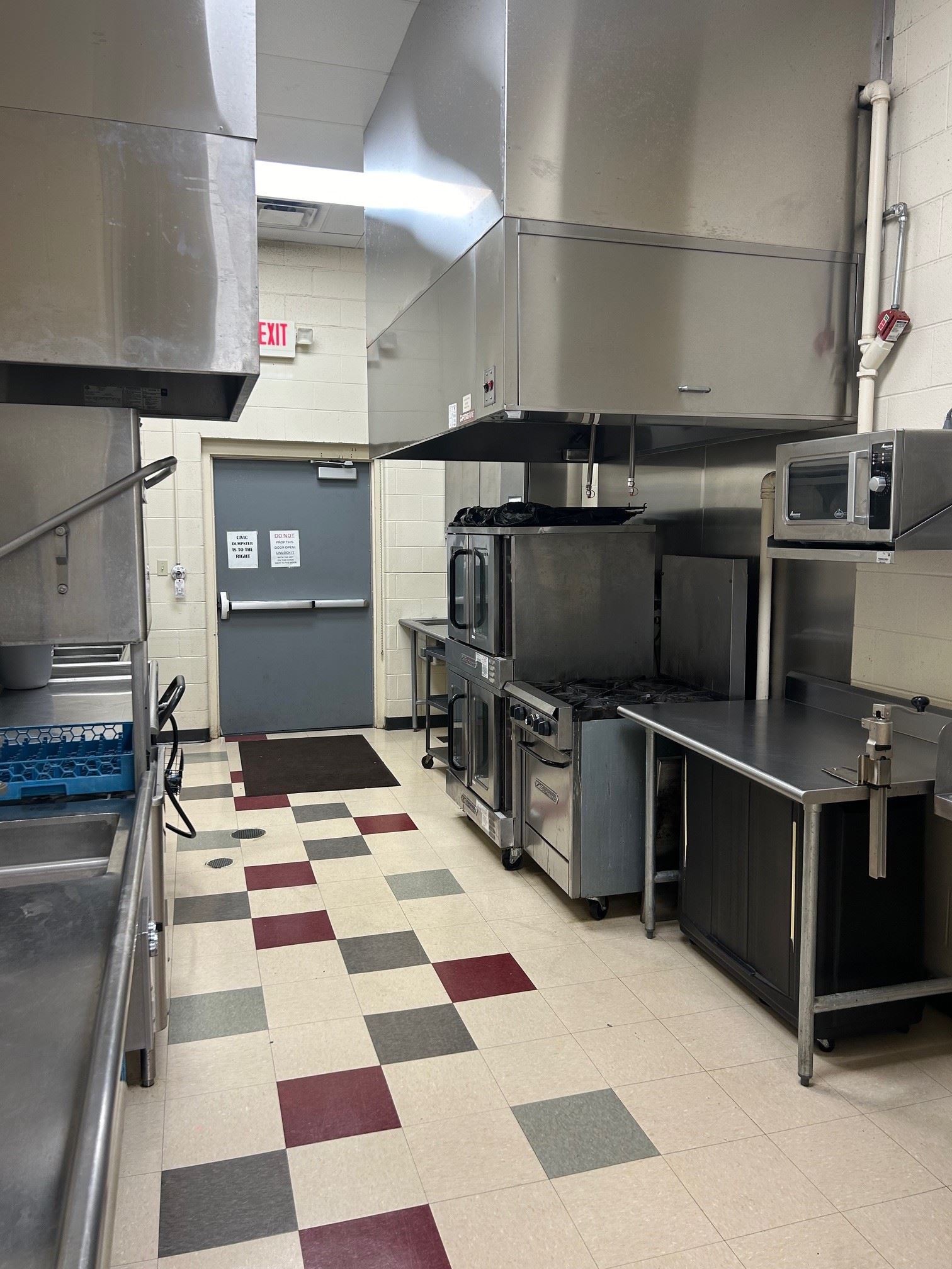 Auditorium Back of Kitchen